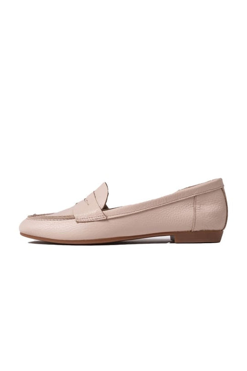 Genuine Leather Skin Color Loafer
